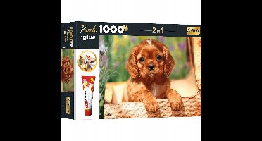 Trefl Puzzel Little Puppy 1000 stukjes + Lijm