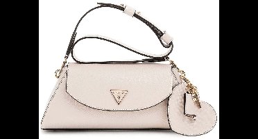 GUESS schoudertas Bolena Flap Shoulder Bag Stone crème