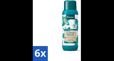 6 x Kneipp - Badschuim - Goodbye Stress - Watermunt & Rozemarijn - 400 ml - Badschuim - Ontspanning - Stressvermindering - Watermunt - Rozemarijn