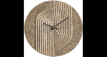 Light & Living - Klok GWENNA - 20x3x20cm - Brons