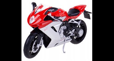 MV Agusta F3 800 Motor Model Welly Schaal 1:10 Metaal/kunststof