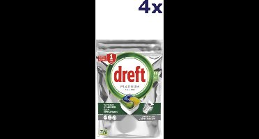 Dreft Platinum All in One Vaatwastabletten Citroen - 4 x 59 tabs