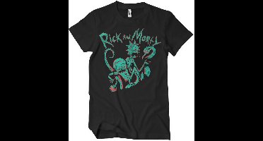 Rick And Morty Rick And Morty Duotone Heren T-shirt - zwart - M