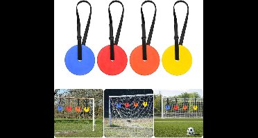 4stuks - voetbaltraining Doelstellingen Tafel - voetbaldoelwit - Voetbalgoal Trainingsschijven - Voetbaldoel Doelschijven Reactieve - Pro Disc Cones
