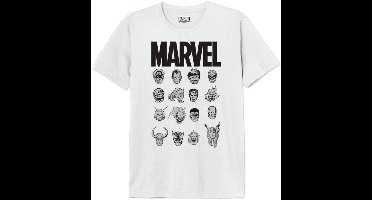 Marvel Marvel Character Heren T-shirt - wit - L