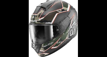 SHARK Ridill 2 Matrix Camo Mat Antraciet Groen Chocolade AGN - Maat XS - Helm