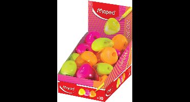 Maped i-gloo NEON puntenslijper, gesorteerde kleuren, display van 30 stuks