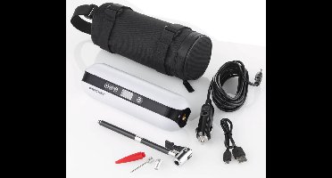 FISCHER accu-compressor met Powerbank en LED-zaklamp
