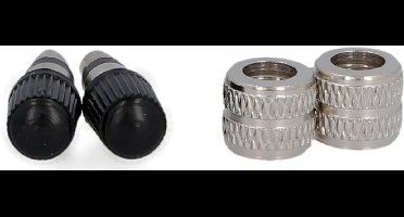 Fietsventielset Dunlop, 6-delig