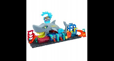 Hot Wheels City Hai Wasstraat Speelset met Color Reveal Auto