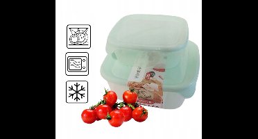 Curver Fresh & Go Voedselcontainers Set 2 stuks - 1,7L & 0,8L