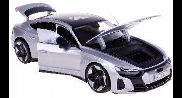 Audi RS E-Tron GT 2022 Modelauto Bburago Schaal 1:18 Zilver