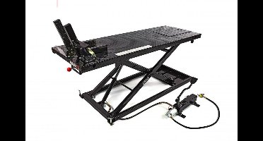 HBM motorheftafel 700 kg zwart, max. belasting 700 kg, hoogte 85 cm, 255 x 71 cm
