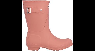 Hunter Womens Original Short Laarzen - - Dames - Roze - Maat 39