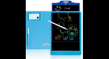 Tablo® Blauw - LCD Tekentablet - Educatief Speelgoed Jongens - Kinderspeelgoed - Speelgoed 5 jaar - 4 jaar - 6 jaar - 7 jaar - Educatief Speelgoed - Kindertablet - Tekenbord - Tekenen - Speelgoed voor Onderweg - Speelgoed voor in de Auto - Tablo Toys