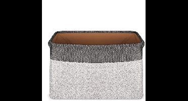 JeiibrZui Opbergmand Van Non-Woven Stof - Stevige Opbergbakken Voor Thuis - Duurzaam & Opvouwbaar + Multifunctioneel Gebruik - 1 - Voor Kinderkamer/Woonkamer/Grijs