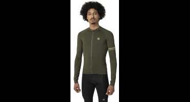AGU Solid Fietsshirt Lange Mouwen Performance Heren - Green - XXL