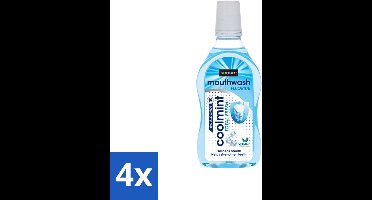 4 x Sence - Fresh Coolmint - Mondwater - Verfrissend - 500 ml - Mondwater - Frisse Adem - Koele Mint - Fluoride - Gaatjes Voorkomen