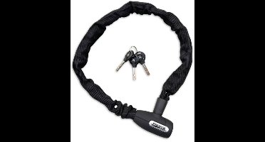 Lynx Kettingslot met auto-click systeem - gehard staal - 85 cm - zwart - inclusief 3 sleutels