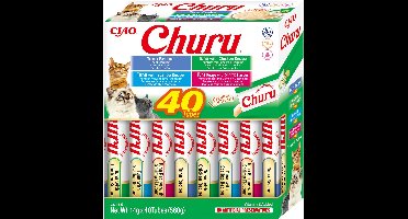 Inaba Churu Variety Box - Chicken Variety - 40 stuks