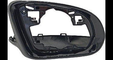 BILMAX Spiegelkader rechts voor Mercedes W205 W222 2013-2019 | Zwart glanzend (passagierszijde)