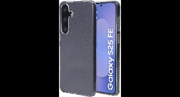 Mobiparts hoesje geschikt voor Samsung Galaxy S25 FE - Zacht TPU - Schokabsorberend TPU - Grip Coating - Transparant