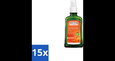 15 x WELEDA - Massageolie Sport - Arnica - 100 ml - Sportmassageolie - Spierontspanning - Spierkrampen - Stijfheid - Nek En Schouders