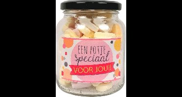 Potje "Speciaal voor jou" gevuld met hartjes - Valentijn - liefde -zomaar