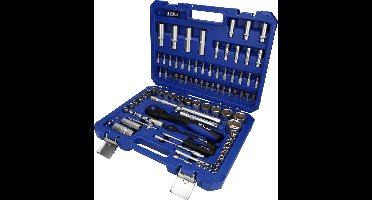 BRILLIANT TOOLS 93-delige Doppenset 1/4" 1/2'' staal