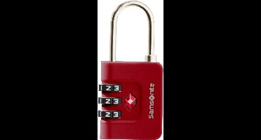 Samsonite reisaccessoires - combilock 3 dial TSA - rood