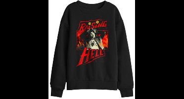 Stranger Things Season 5 - Eddie Munson Raising Hell Heren Sweatshirts - zwart - XXL