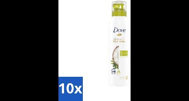 10 x Dove Shower Foam Coconut Oil 200 ml - Douche Mousse - Kokosolie Douche - Huid Verzorging - Scheerervaring - Wellness Douche