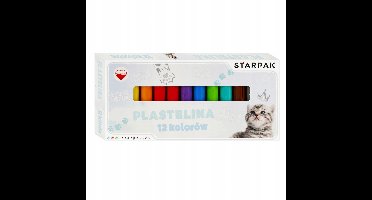 Plastiline 12 Kleuren Cuties Katjes - Starpak