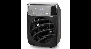 Emerio Ventilator Kachel - 2 temperatuur instellingen - Regelbare thermostaat - Digitaal Display - Timer - 20 m² - IP21 - FH-215085.1 Zwart