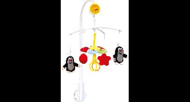 Bino Muziekmobiel Little Mole Junior 32 X 45 Cm Polykatoen Wit