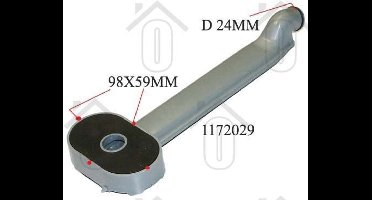 AEG Standpijp Sproeiarm boven, tussenst F50870B, F88080IM 1172029017