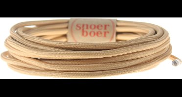 Snoerboer Beige strijkijzersnoer - meters aan een 1 stuk - prijs per meter