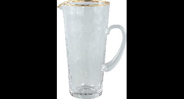PTMD Mylene Waterkan - 13 x 8 x 23 cm - Glas - Transparant