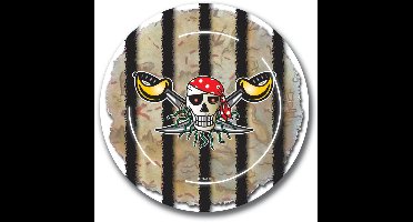 Red Pirate borden 8 stuks