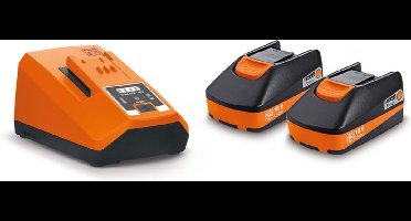 Fein 92604315010 18V Li-Ion accu starterset (2x 3,0Ah accu) + lader