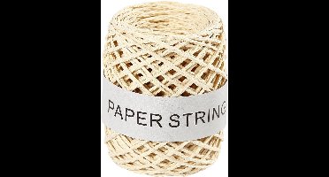 Papierkoord, dikte 1 mm, naturel, 50 m/ 1 rol