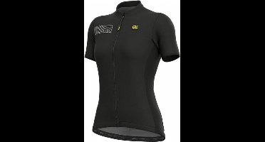 ALE DONNA SS JERSEY PRAGMA COLOR BLOCK - Zwart - XS - Valt klein