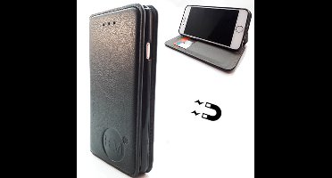 HEM hoesje geschikt voor Apple iPhone 12 Mini - Antique Black Ultra Dun Portemonnee Hoesje - Lederen Wallet Case TPU meegekleurde binnenkant - Book Case - Flip Cover - Boek - 360º beschermend Telefoonhoesje