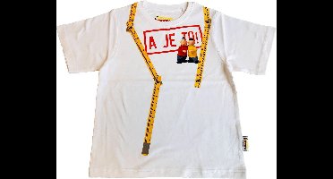 T-shirt Buurman en Buurman: wit maat 98/104