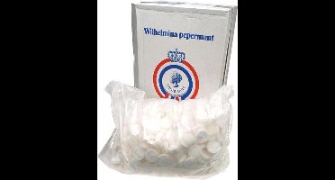 Wilhelmina Pepermunt - met gelatine - klassieke munt aroma - 3 kg