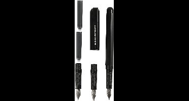 Kalligrafeer set Voor Beginners, B: 0,85-1,6 mm, zwart, 1 set