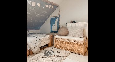 Cokos Luna rotan speelgoedkist