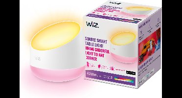 WiZ Tafellamp Squire - Gekleurd en Wit Licht - Slimme LED Verlichting - Modern Design - Wi-Fi