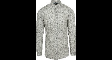 Suitable Overhemd Paisley Groen - Maat M - Heren - Casual Shirt