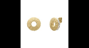 Guess Dames Guess stalen goldplated oorknoppen LOVE GUESS - Oorbellen - Staal - Goudkleurig